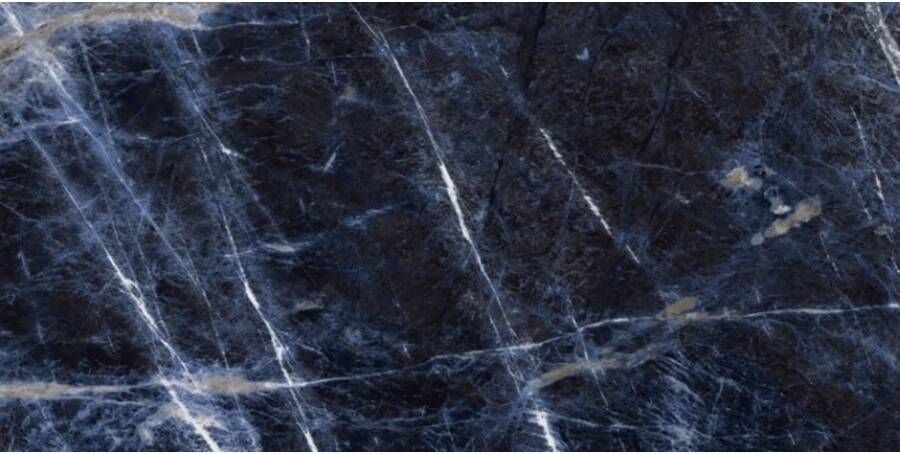 Marazzi italie Allmarble Vloertegel | 75x150 cm | Gerectificeerd | Marmerlook | Glans Blauw