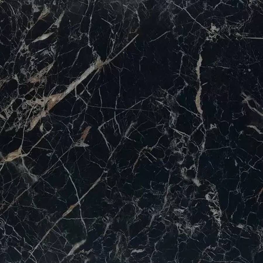Marazzi italie Allmarble Vloertegel | 90x90 cm | Gerectificeerd | Marmerlook | Mat Zwart
