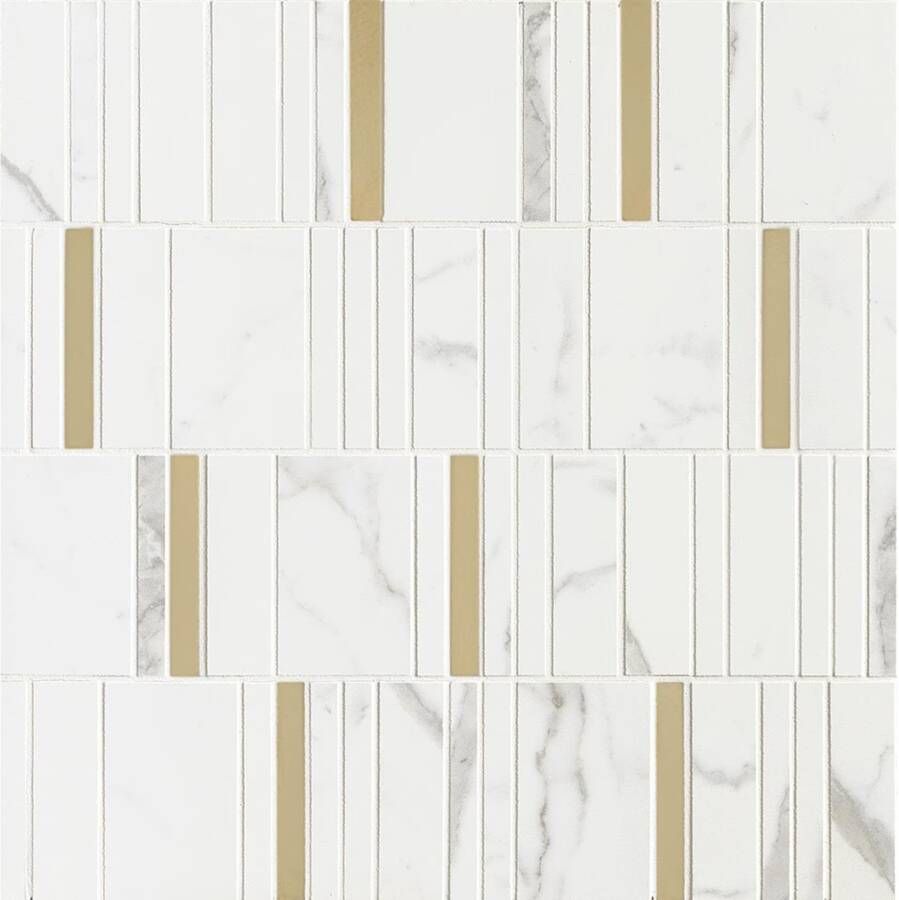 Marazzi italie Allmarble Wall Wandtegel | 40x40 cm | Gerectificeerd | Marmerlook | Glans Wit