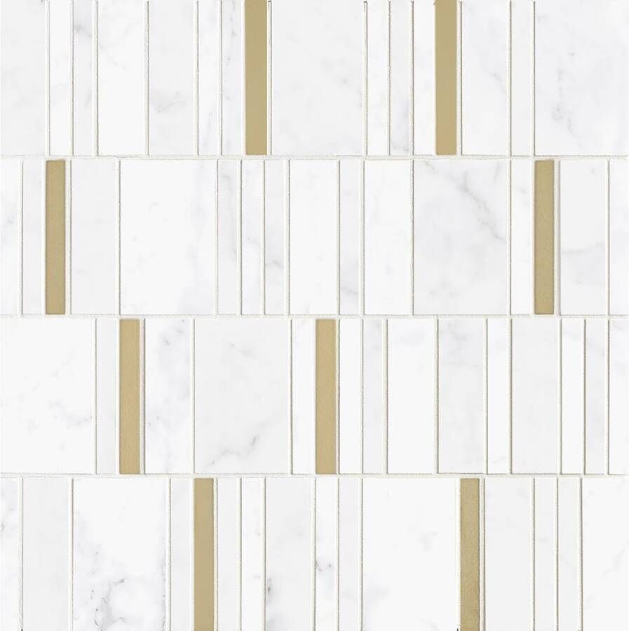 Marazzi italie Allmarble Wall Wandtegel | 40x40 cm | Gerectificeerd | Marmerlook | Glans Wit