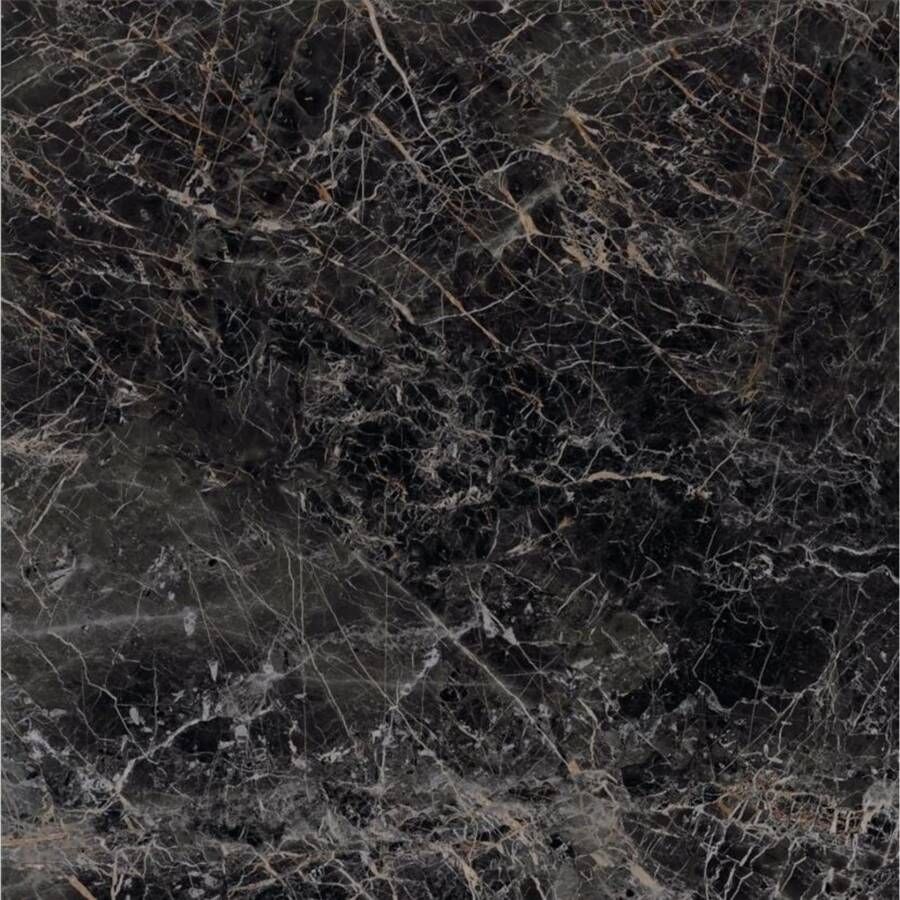 Marazzi italie Grandemarble Vloertegel | 120x120 cm | Gerectificeerd | Marmerlook | Glans Zwart