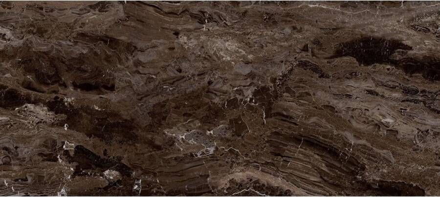 Marazzi italie Grandemarble Vloertegel | 120x278 cm | Gerectificeerd | Marmerlook | Glans Bruin