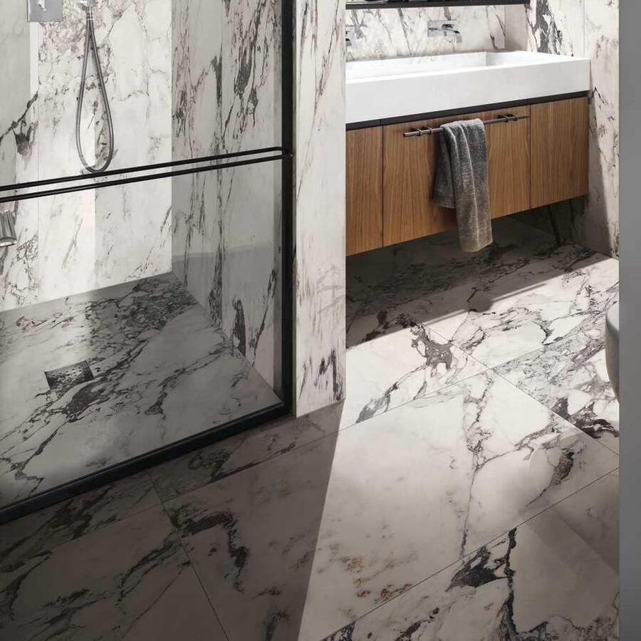 Marazzi italie Allmarble Vloertegel | 60x60 cm | Gerectificeerd | Mat Grijs
