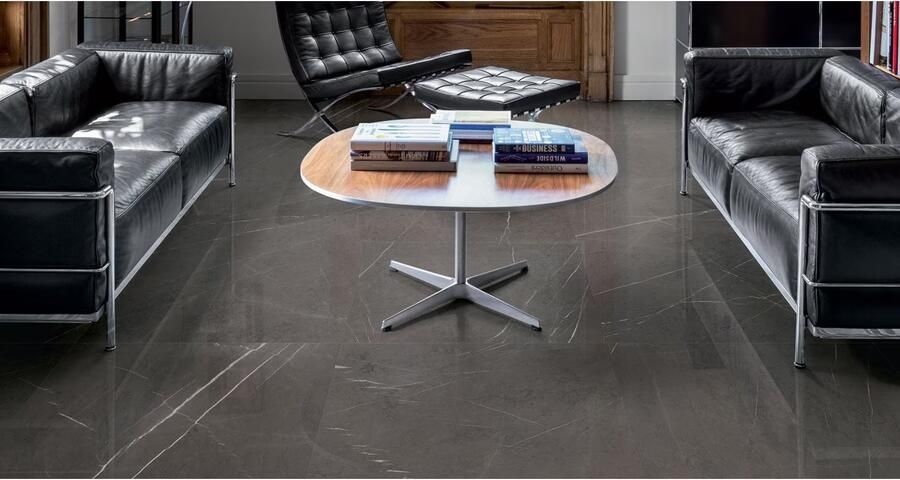 Marazzi italie Allmarble Vloertegel | 75x150 cm | Gerectificeerd | Marmerlook | Glans Grijs - Foto 3