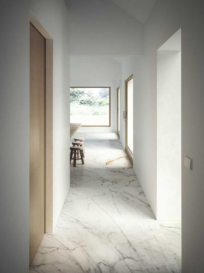 Marazzi italie Grandemarble Vloertegel | 160x320 cm | Gerectificeerd | Marmerlook | Glans Wit