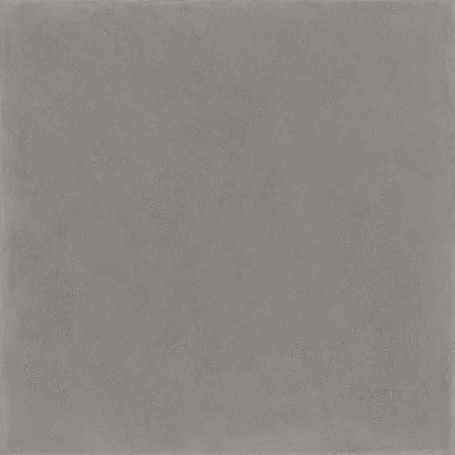 Marazzi Material Dark Grey Rett vloertegel beton look 120x120 cm grijs mat