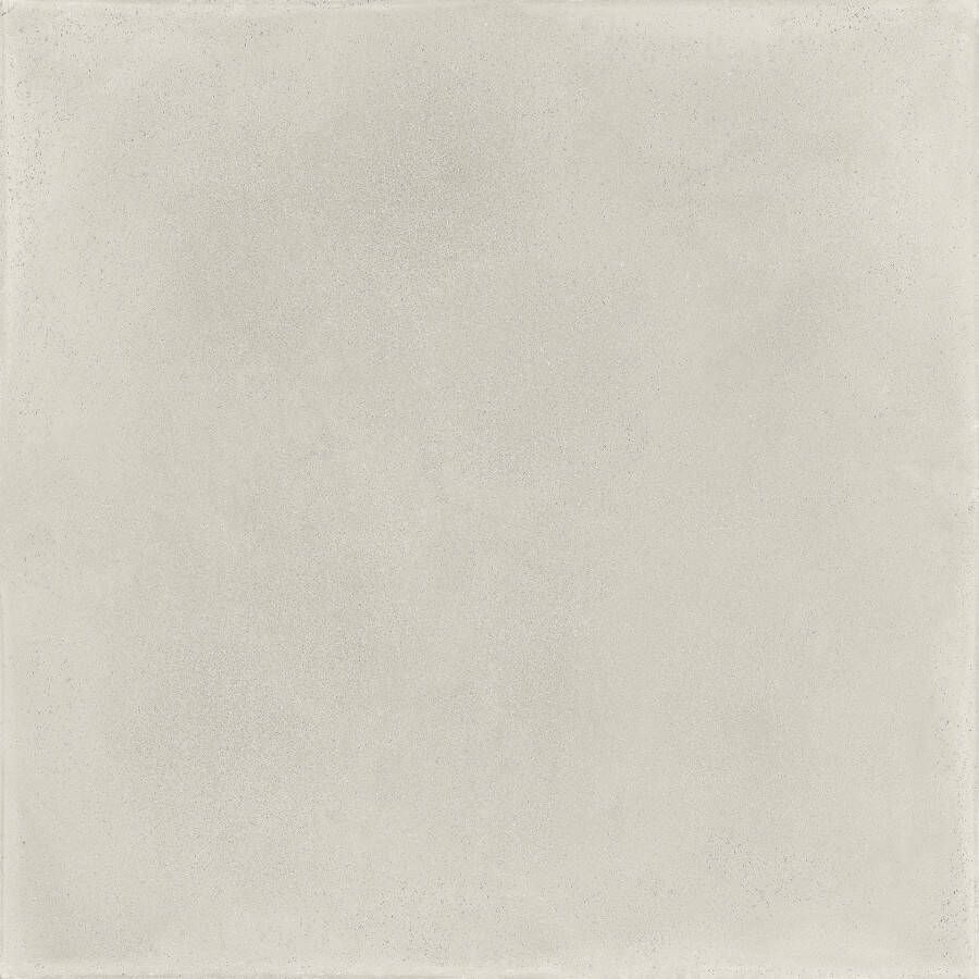 Marazzi Material White Rett vloertegel beton look 60x60 cm grijs mat