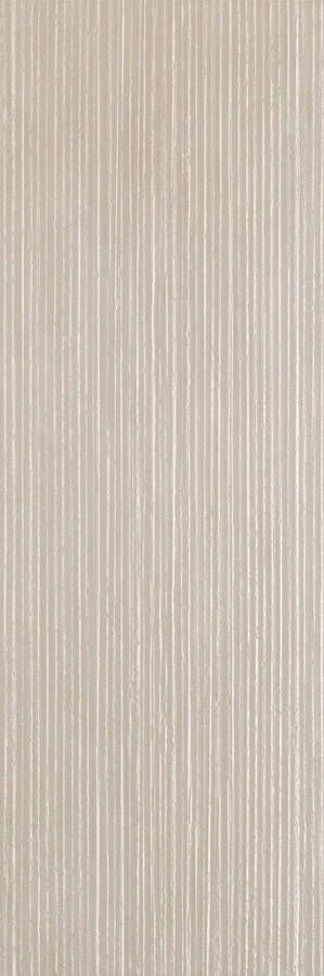 Marazzi Materika Beige Struttura Spatula wandtegel 3d look 40x120 cm beige mat