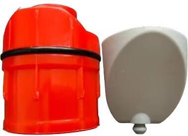 Mondiaz Cartouche met membraan en click unit voor alle ruimte besparende click sifons 6.7cm