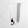 Mondiaz Wandnis Solid Surface Easy | In- en opbouw | 30x60x8 cm | 1 vak | Cale Talc - Thumbnail 1