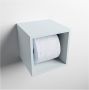 Mondiaz EASY Toiletrolhouder solid surface in- en opbouw 16x16 cm kleur Clay - Thumbnail 1