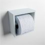 Mondiaz EASY Toiletrolhouder solid surface in- en opbouw 16x16 cm kleur Clay - Thumbnail 1