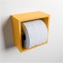 Mondiaz EASY Toiletrolhouder solid surface in- en opbouw 16x16 cm kleur Ocher - Thumbnail 1