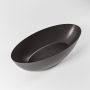 Mondiaz Vrijstaand bad Float | 170x80 cm | Solid surface | Ovaal | Dark grey - Thumbnail 1