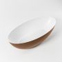 Mondiaz Vrijstaand bad Float | 170x80 cm | Solid surface | Ovaal | Rust Talc - Thumbnail 1