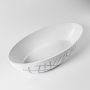 Mondiaz Vrijstaand bad Holm Design | 180x85 cm | Solid surface | Ovaal | Cale - Thumbnail 1
