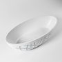 Mondiaz Vrijstaand bad Holm Design | 180x85 cm | Solid surface | Ovaal | Clay - Thumbnail 1