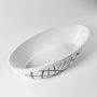 Mondiaz Vrijstaand bad Holm Design | 180x85 cm | Solid surface | Ovaal | Smoke - Thumbnail 1