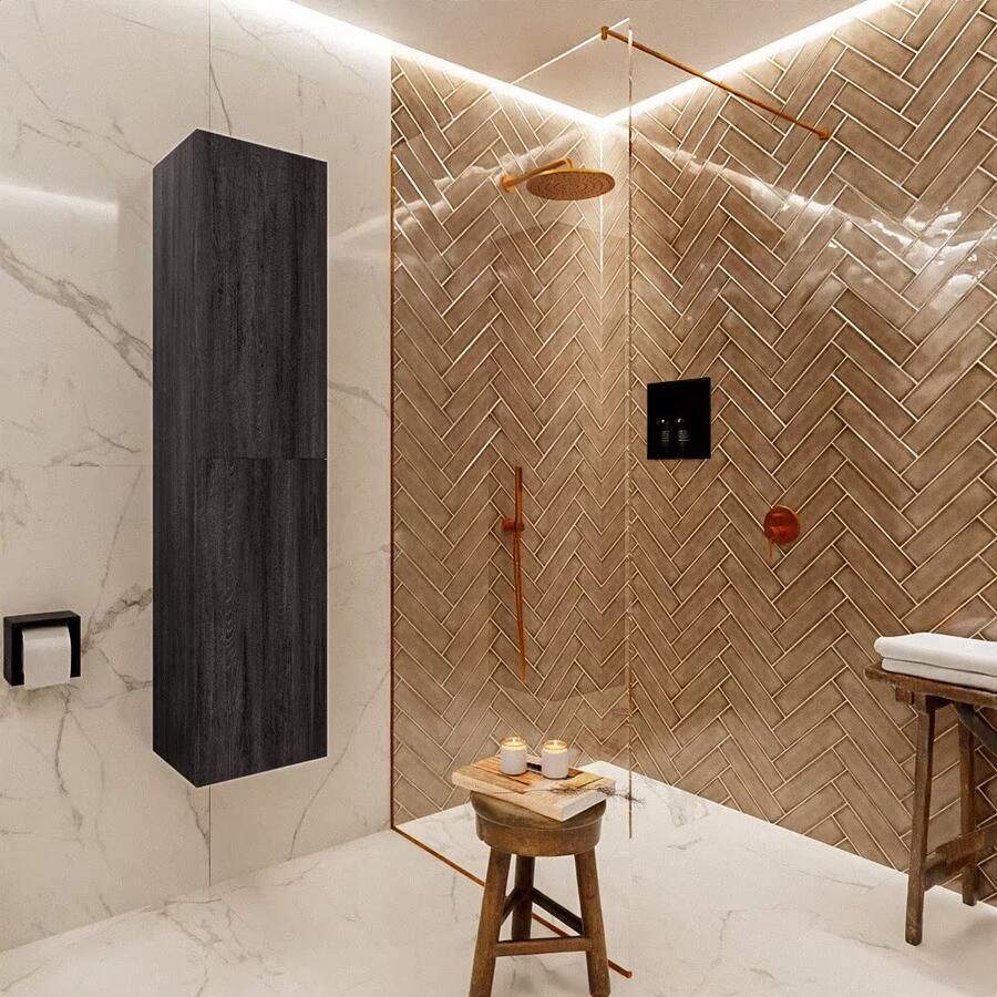 Mondiaz Beam 160cm kolomkast kleur Antracite met 2 deuren - Foto 4