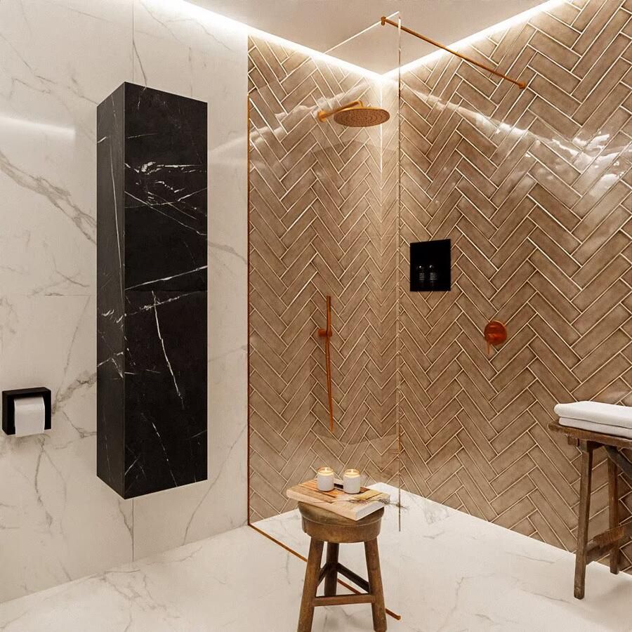 Mondiaz Beam 160cm kolomkast kleur Marquina met 2 deuren - Foto 4