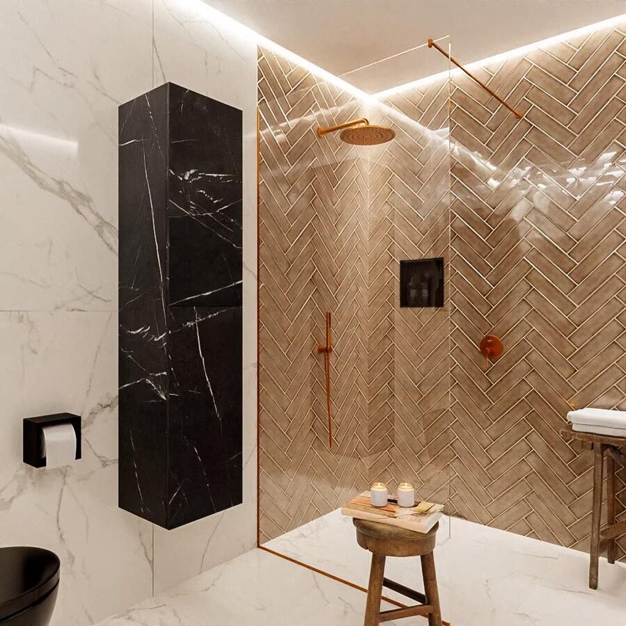 Mondiaz Beam 160cm kolomkast kleur Marquina met 2 deuren - Foto 2