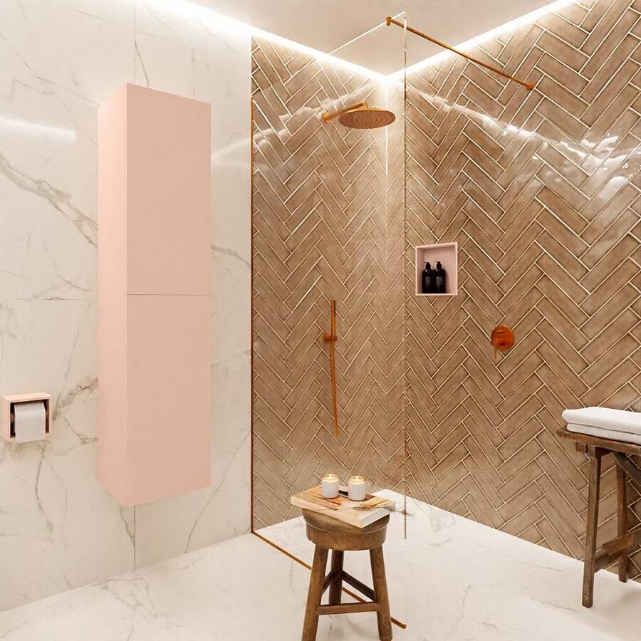 Mondiaz Beam 160cm kolomkast kleur Rosee met 2 deuren - Foto 3