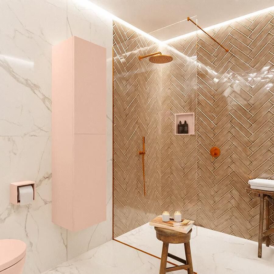 Mondiaz Beam 160cm kolomkast kleur Rosee met 2 deuren - Foto 2