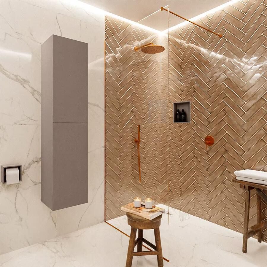 Mondiaz Beam 160cm kolomkast kleur smoke met 2 deuren - Foto 3