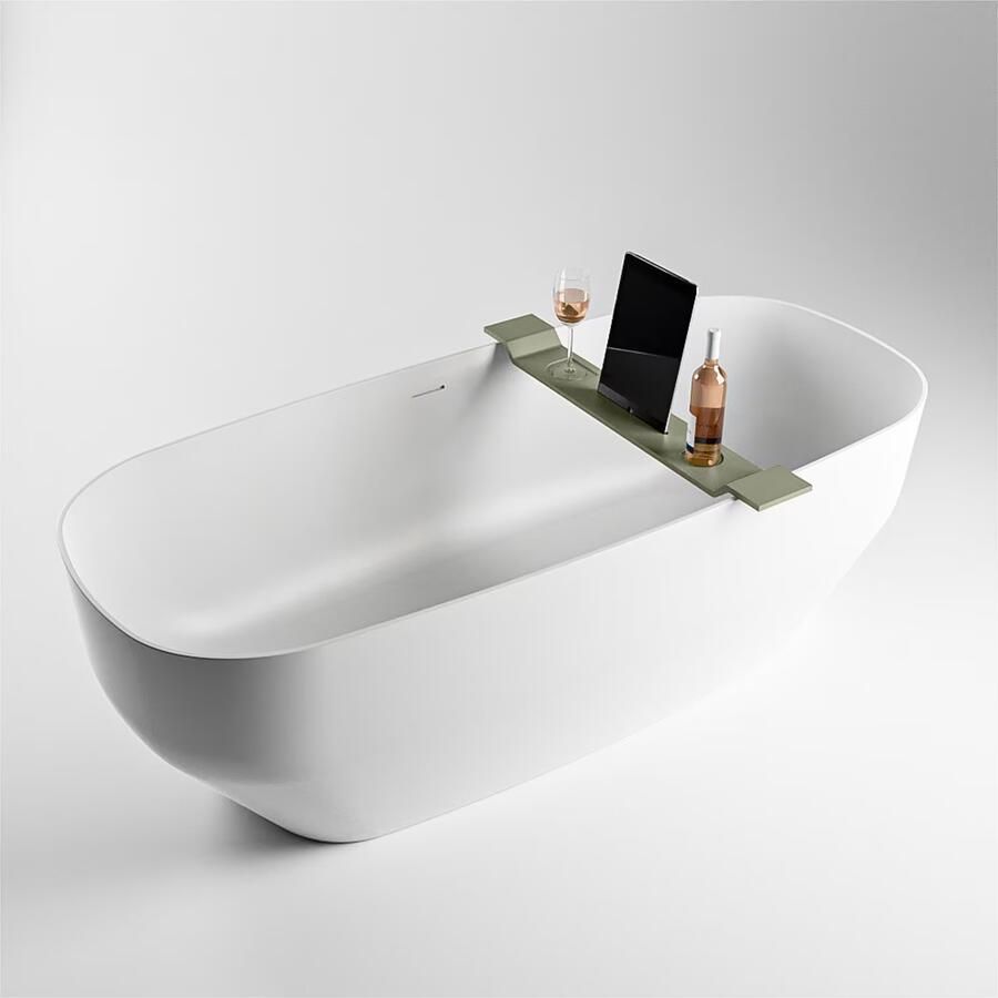 Mondiaz EASY badplank solid surface 86 cm kleur Army - Foto 3