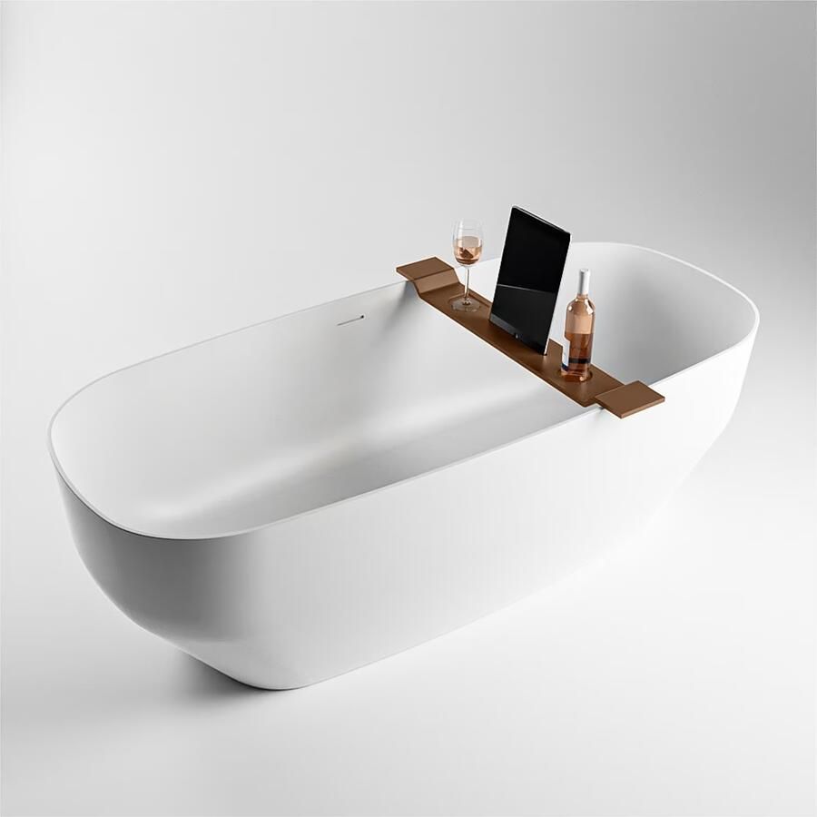 Mondiaz EASY badplank solid surface 86 cm kleur Rust - Foto 3