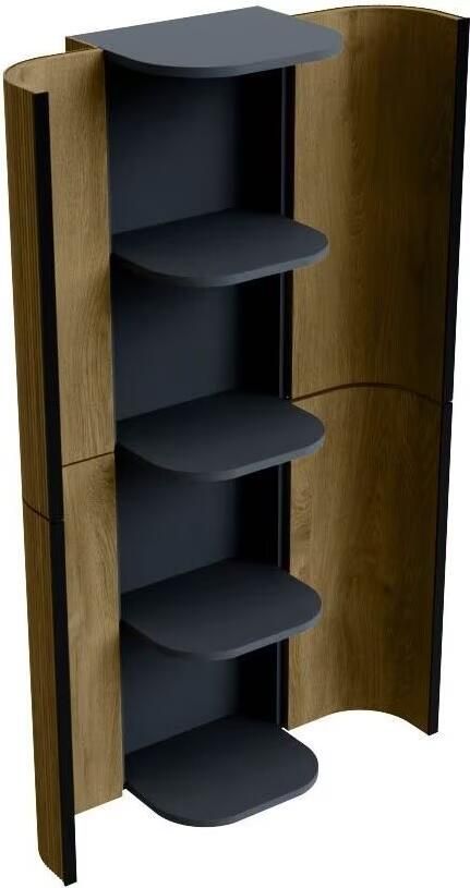 Mondiaz Kolomkast Kurve| 160x45 cm | Greep Softclose | 4 deuren | Dust - Foto 2