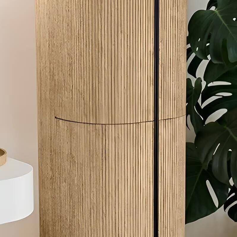 Mondiaz Kolomkast Kurve| 160x45 cm | Greep Softclose | 4 deuren | Shadow