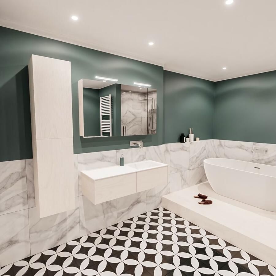 Zaro Lush onderkast 120cm in kleur UNDERLAYMENT met 2 lades Push tot open geschikt voor rechtse wastafel. Compleet met solid surface wastafel cloud M35164met 0 kraangat(en) - Foto 2