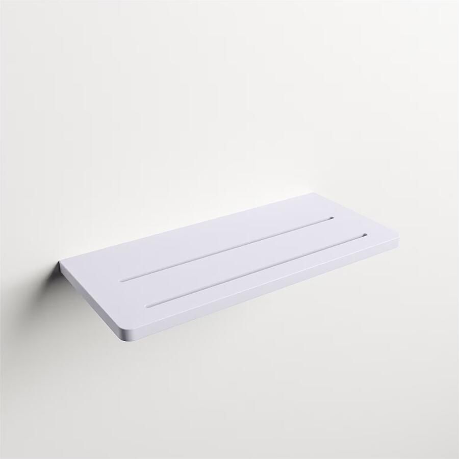 Mondiaz Planchet Easy | Wandmontage | 31x14x1.2 cm | Solid Surface | Rechthoek | Cale - Foto 3