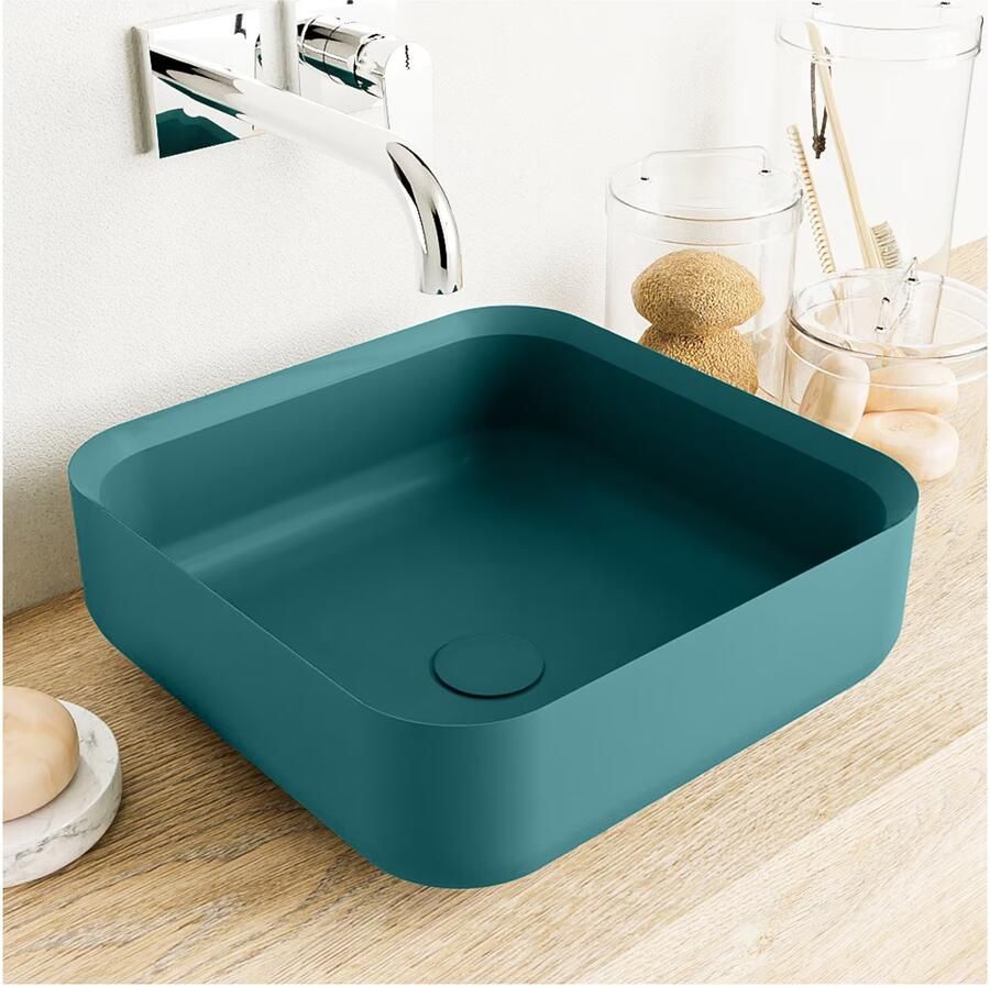 Mondiaz Speciaal Ruimtebesparend sifon met clickwaste Easy | 5 4" | Solid Surface | smag - Foto 3