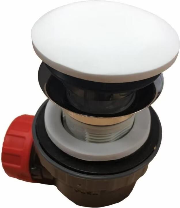 Mondiaz Speciaal Ruimtebesparend sifon met clickwaste Easy | 5 4" | Solid Surface | talc - Foto 3