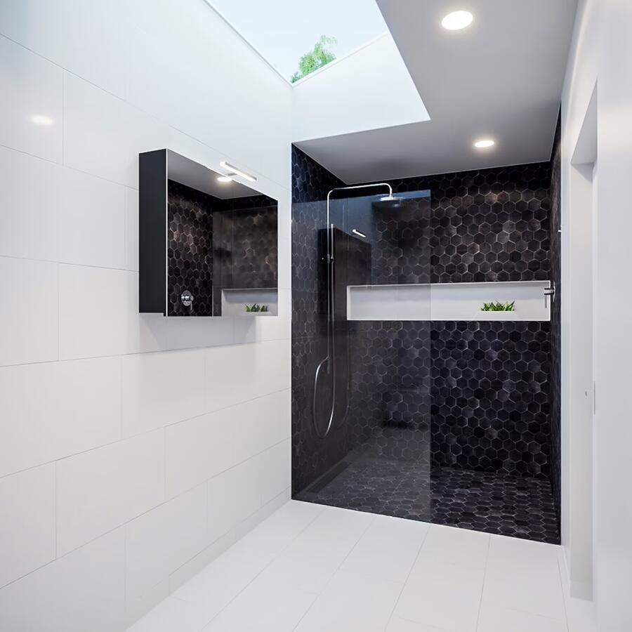 Mondiaz Spiegelkast Vico Cube | 100x70 cm | 2 Deuren | Zonder verlichting | Zwart - Foto 2