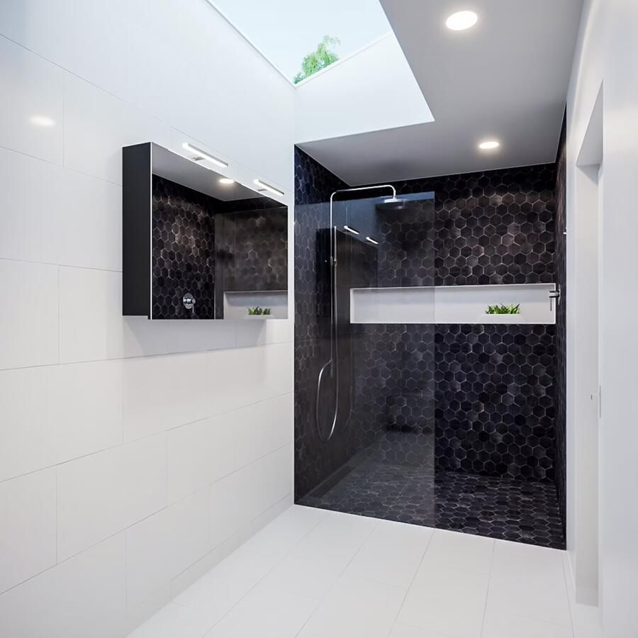 Mondiaz Spiegelkast Vico Cube | 120x70 cm | 2 Deuren | Zonder verlichting | Zwart - Foto 2