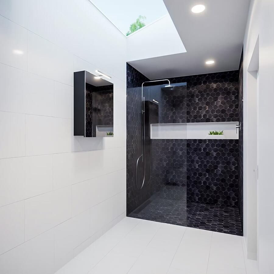 Mondiaz Spiegelkast Vico Cube | 60x70 cm | 1 Deur | Zonder verlichting | Zwart - Foto 3