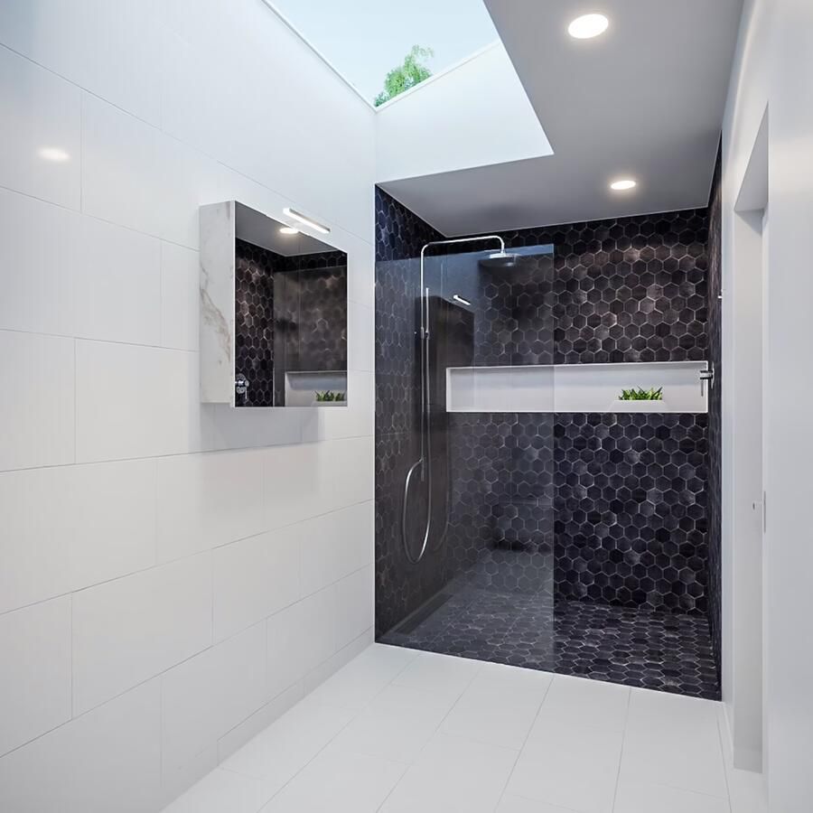 Mondiaz Spiegelkast Vico Cube | 80x70 cm | 1 Deur | Zonder verlichting | Marmerlook - Foto 2