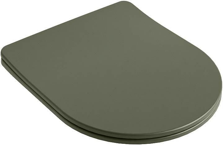 Mondiaz Toiletzitting Lavie | Sofclose met quick-release | Duroplast | Army (groen) - Foto 3