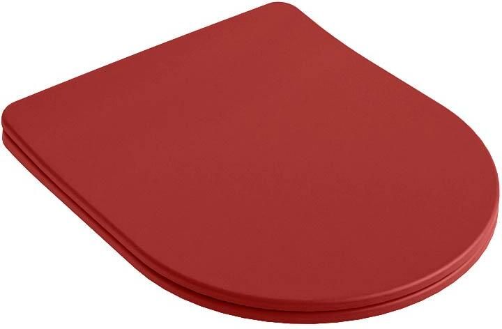 Mondiaz Toiletzitting Lavie | Sofclose met quick-release | Duroplast | Fire (rood)