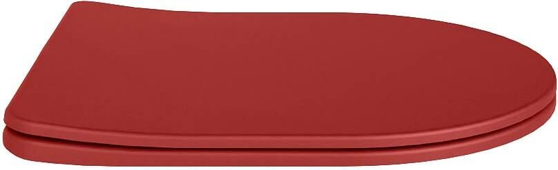 Mondiaz Toiletzitting Lavie | Sofclose met quick-release | Duroplast | Fire (rood) - Foto 3