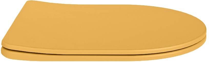 Mondiaz Toiletzitting Lavie | Sofclose met quick-release | Duroplast | Ocher (geel) - Foto 2