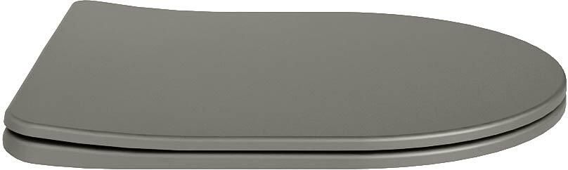 Mondiaz Toiletzitting Lavie | Sofclose met quick-release | Duroplast | Smoke (grijs) - Foto 3