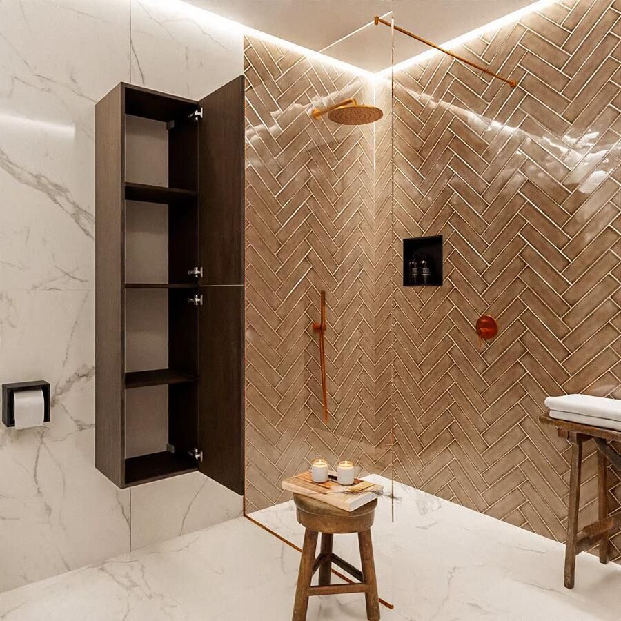 Mondiaz Beam hoge kolomkast 160x35x35cm met 2 deuren Dark Brown - Foto 3