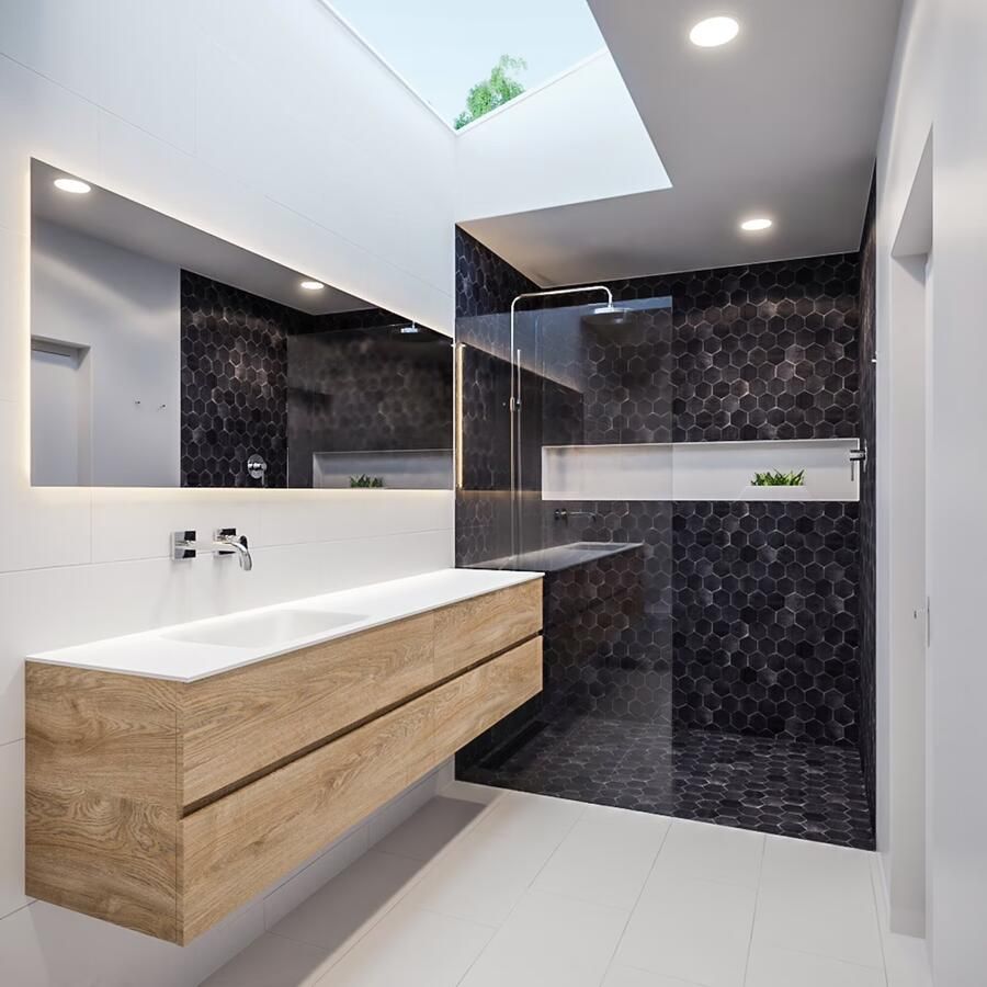 Mondiaz VICA Badkamermeubelset 200cm 4 lades wasbak Cloud links 0 kraangaten solid surface washed oak PC75341678 - Foto 3