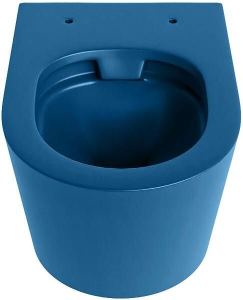 Mondiaz Wandcloset Lavie | 53 cm | Zonder spoelrand | Single fire | Excl.Toiletzitting | Keramiek | Jeans (blauw) - Foto 3