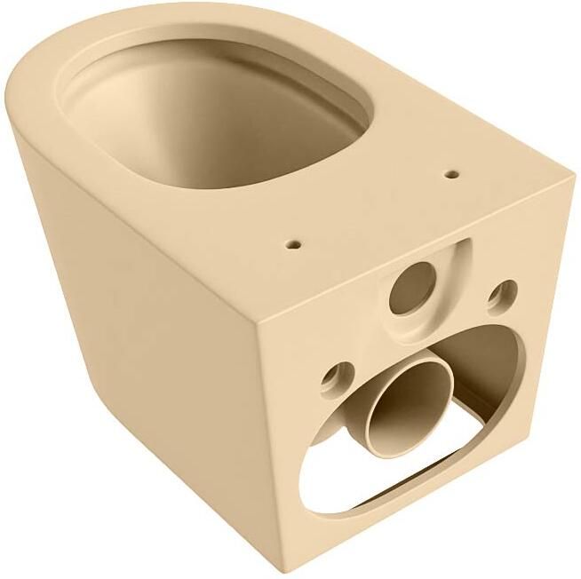 Mondiaz Wandcloset Lavie | 53 cm | Zonder spoelrand | Single fire | Excl.Toiletzitting | Keramiek | Sand - Foto 1