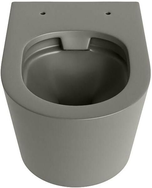 Mondiaz Wandcloset Lavie | 53 cm | Zonder spoelrand | Single fire | Excl.Toiletzitting | Keramiek | Smoke (grijs) - Foto 3